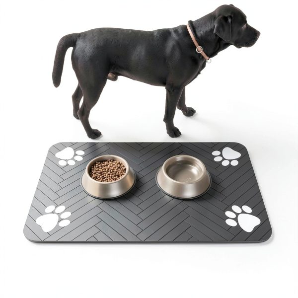 DK177 Dog Feeding Mat Absorbent Anti Slip Pet Supplies-7