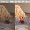 MateeyLife Pet Food Mat Silicone Waterproof Anti Slip Design-5