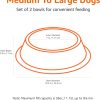 Amazon Stainless Steel Pet Bowls 2-Pack Non-Slip Design-1