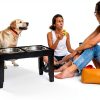 XiaZ Adjustable Dog Bowl Stand Stainless Steel Large Breed-5