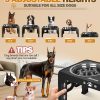 Jovrun Adjustable Dog Bowl Stand Stainless Steel Bowls-1