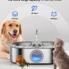 ECOCONUT Dog Water Fountain Stainless Steel Large Capacity-1