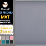 MateeyLife Pet Food Mat Silicone Waterproof Anti Slip Design-0