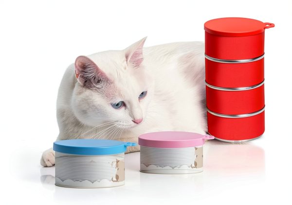 Yobbai Pet Food Can Lids Airtight Silicone Reusable Covers-5