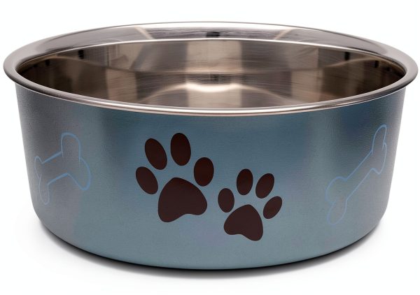 Loving Pets Bella Bowl Stainless Steel Dog Food Bowl-0