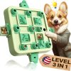 KADTC Dog Puzzle Toy Slow Feeder Three Levels Green Blue-0