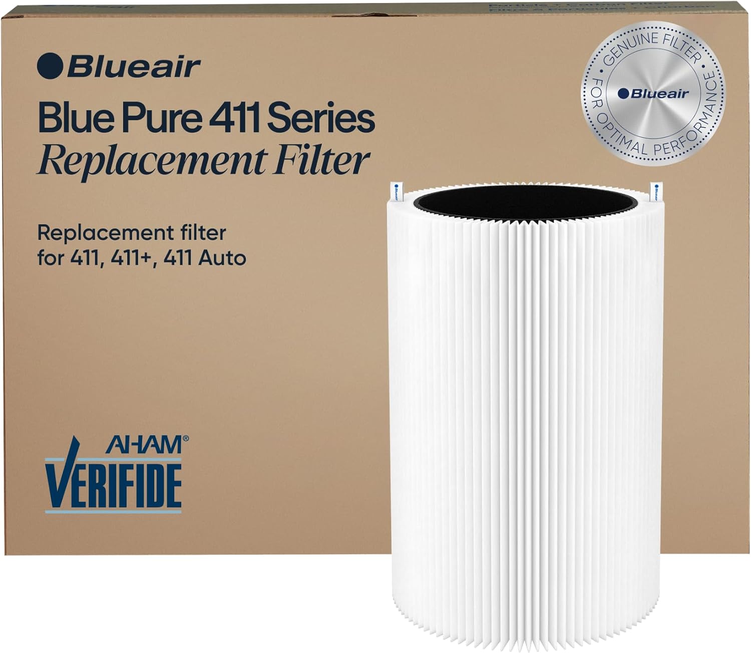 BLUEAIR 411 Genuine Filter installed in an air purifier