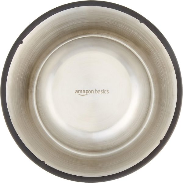 Amazon Stainless Steel Pet Bowls 2-Pack Non-Slip Design-4