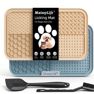 MateeyLife Dog Lick Mat Slow Feeder Silicone Pet Supplies-0
