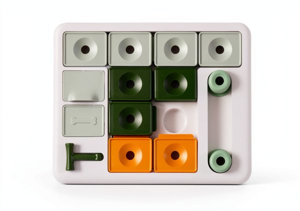 Barkwhiz Dog Slow Feeder Puzzle Toy Four Challenges Safe-2