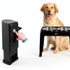 COMESOON Adjustable Dog Bowl Stand Stainless Steel Bowls-1