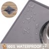 MateeyLife Pet Food Mat Silicone Waterproof Anti Slip Design-3