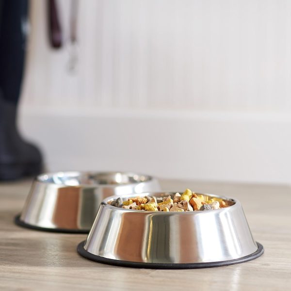 Amazon Stainless Steel Pet Bowls 2-Pack Non-Slip Design-6