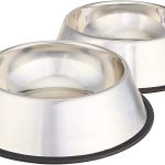 Amazon Stainless Steel Pet Bowls 2-Pack Non-Slip Design-0
