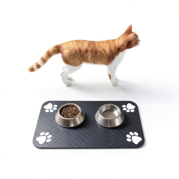 DK177 Dog Feeding Mat Absorbent Anti Slip Pet Supplies-8