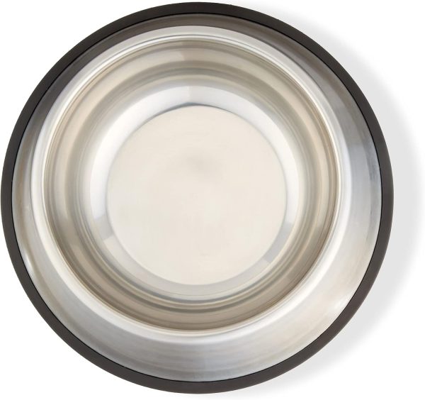 Amazon Stainless Steel Pet Bowls 2-Pack Non-Slip Design-3