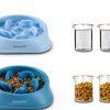 MateeyLife Slow Feeder Dog Bowl Puzzle Design Non Slip Base-4