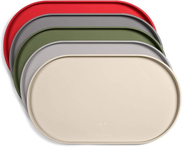 DogBuddy Silicone Pet Food Mat Waterproof Easy Clean-0