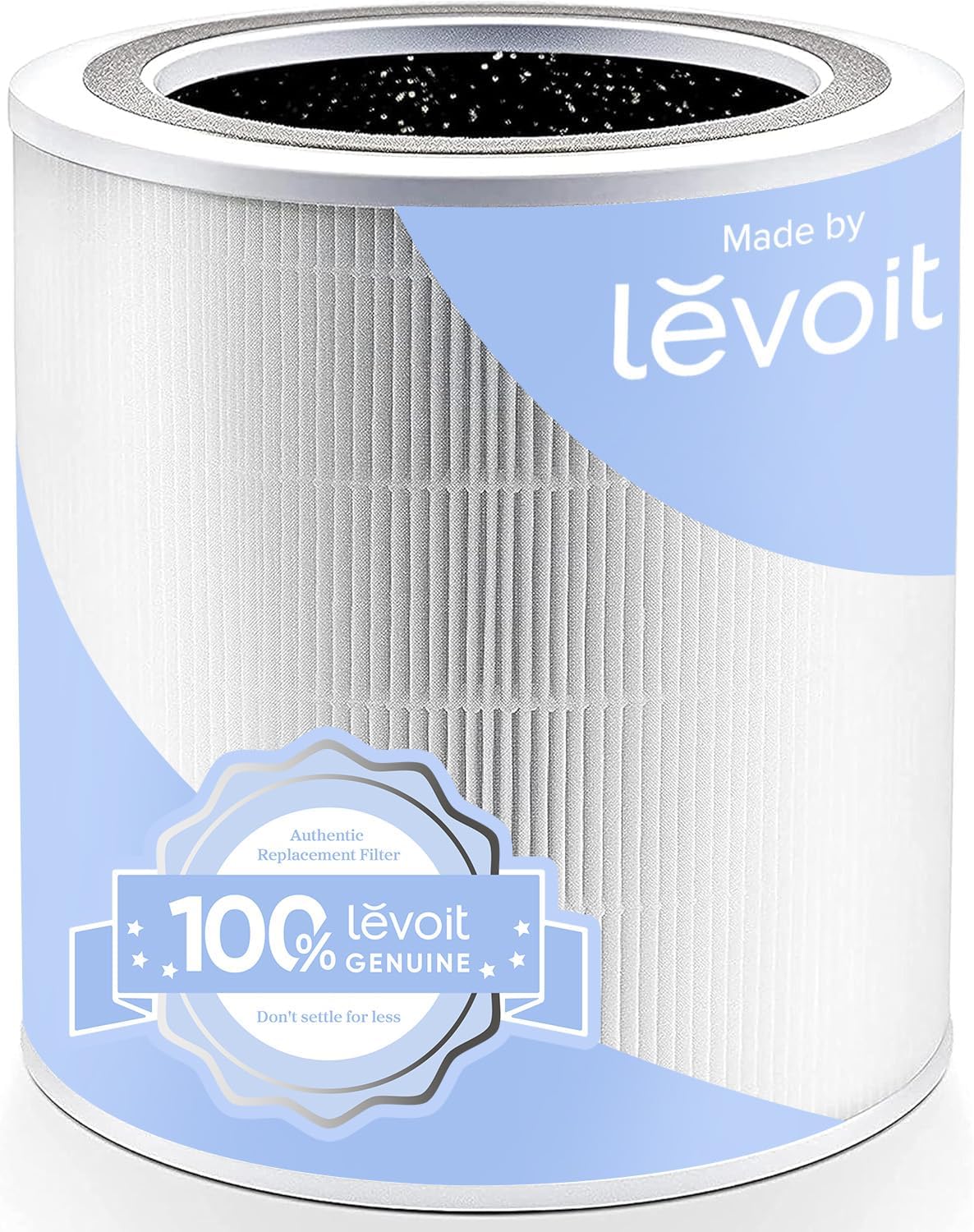 LEVOIT Core 400S-P replacement filter showing white design and dimensions