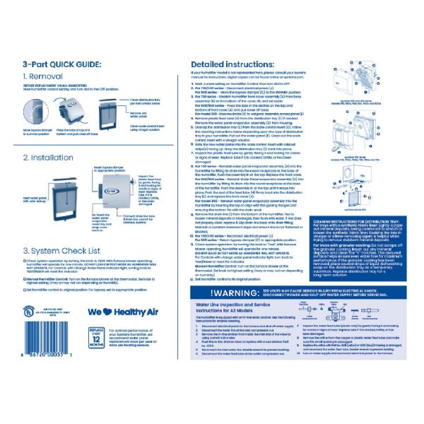 Aprilaire 35 Water Panel Humidifier Filter Replacement-6