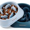 MateeyLife Slow Feeder Dog Bowl Puzzle Design Non Slip Base-7