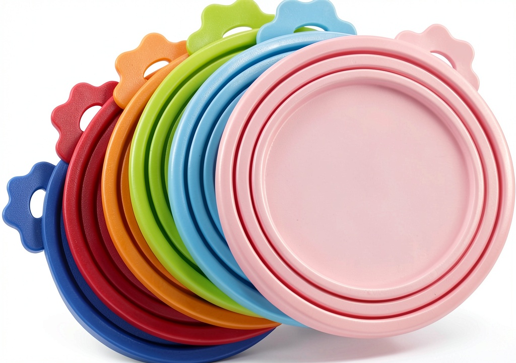 Yobbai silicone pet food can lids sealing various can sizes