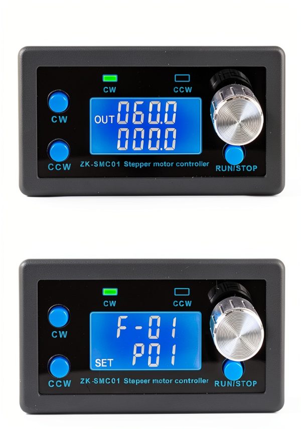 CNC Stepper Motor Controller (Driver Needed), PEMENOL DC 5-30V, 1/128 Microstep Resolution, Adjustable Speed, Angle, Delay & Direction, LCD Display – Compatible with NEMA 17/23 Motors-5
