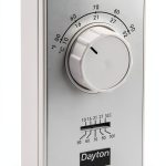 Dayton Line Volt Mechanical Tstat Thermostat Controller 120 to 277VAC-0
