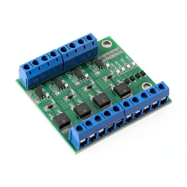 3pcs 4-Channel PLC Amplifier Circuit Board MOS FET PWM 3-20V to 3.7-27VDC 10A Driver Module-6