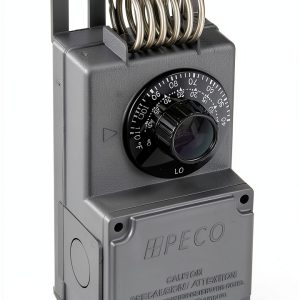Peco TF115-001 NEMA 4X Line Voltage Thermostat Gray Industrial-0
