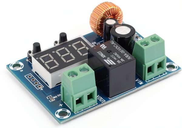 2pcs 12V-36V DC Voltage Protection Module Digital Low Voltage Protector Disconnect Switch Over Discharge Protection Module-4
