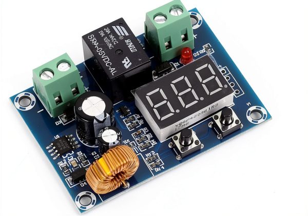 2pcs 12V-36V DC Voltage Protection Module Digital Low Voltage Protector Disconnect Switch Over Discharge Protection Module-3