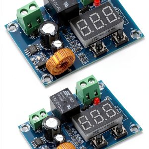 2pcs 12V-36V DC Voltage Protection Module Digital Low Voltage Protector Disconnect Switch Over Discharge Protection Module-0