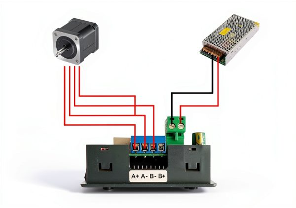 Stepper Motor Driver Controller for NEMA 17 23, BANRIA Integrated-5