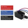 DC Motor Speed Controller Universal DC 12V 24V 10A Electronic Stepless Speed Regulator Switch for Car Truck Fan Heater Control-2