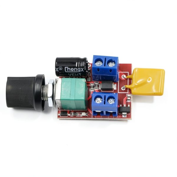 RioRand DC 3V 6V 12V 24V 35V 5A Motor Speed Controller PWM Speed Control Ultra Small LED Dimmer（2PCS）-1