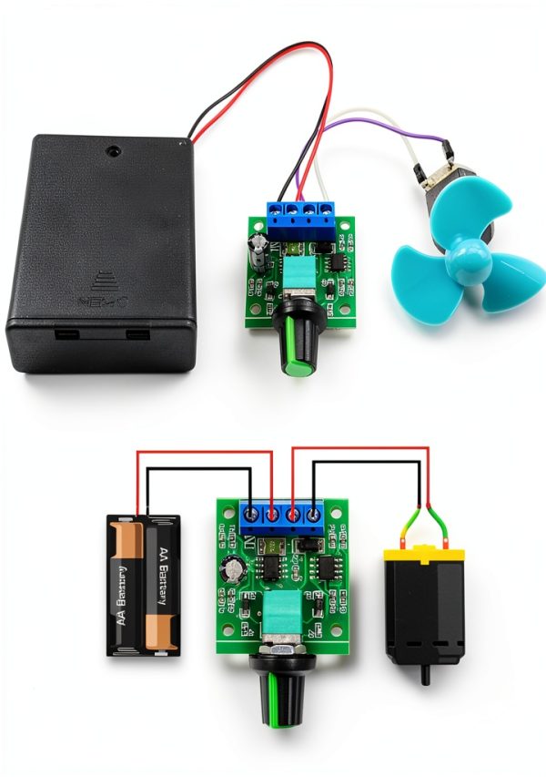 hiBCTR PWM Low-Voltage Motor Speed Controller 1803BK/1803B 2A Output-4