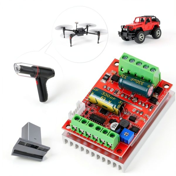 6-60V 400W DC Three-Phase Brushless Speed Controller Ransanx-6